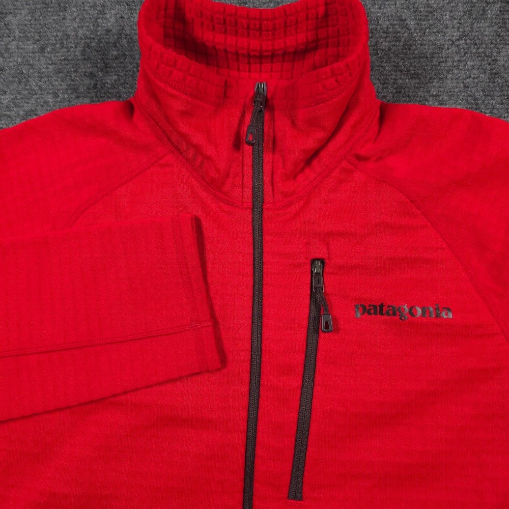 Patagonia M's R1 Pullover Mens S Red Pullover 1/4 Zip Fleece Outdoors